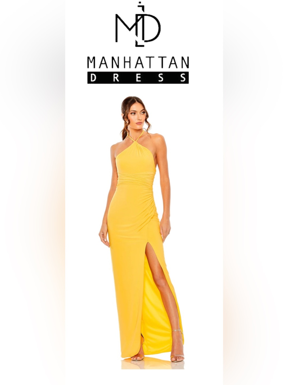 NWT Mac Duggal 27122 Alluring Jersey Column Dress Women’s Size 8 retail $398
